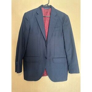 Massimo Roma Suit Blazer Jacket Mens Blue Navy size 50 Italy
